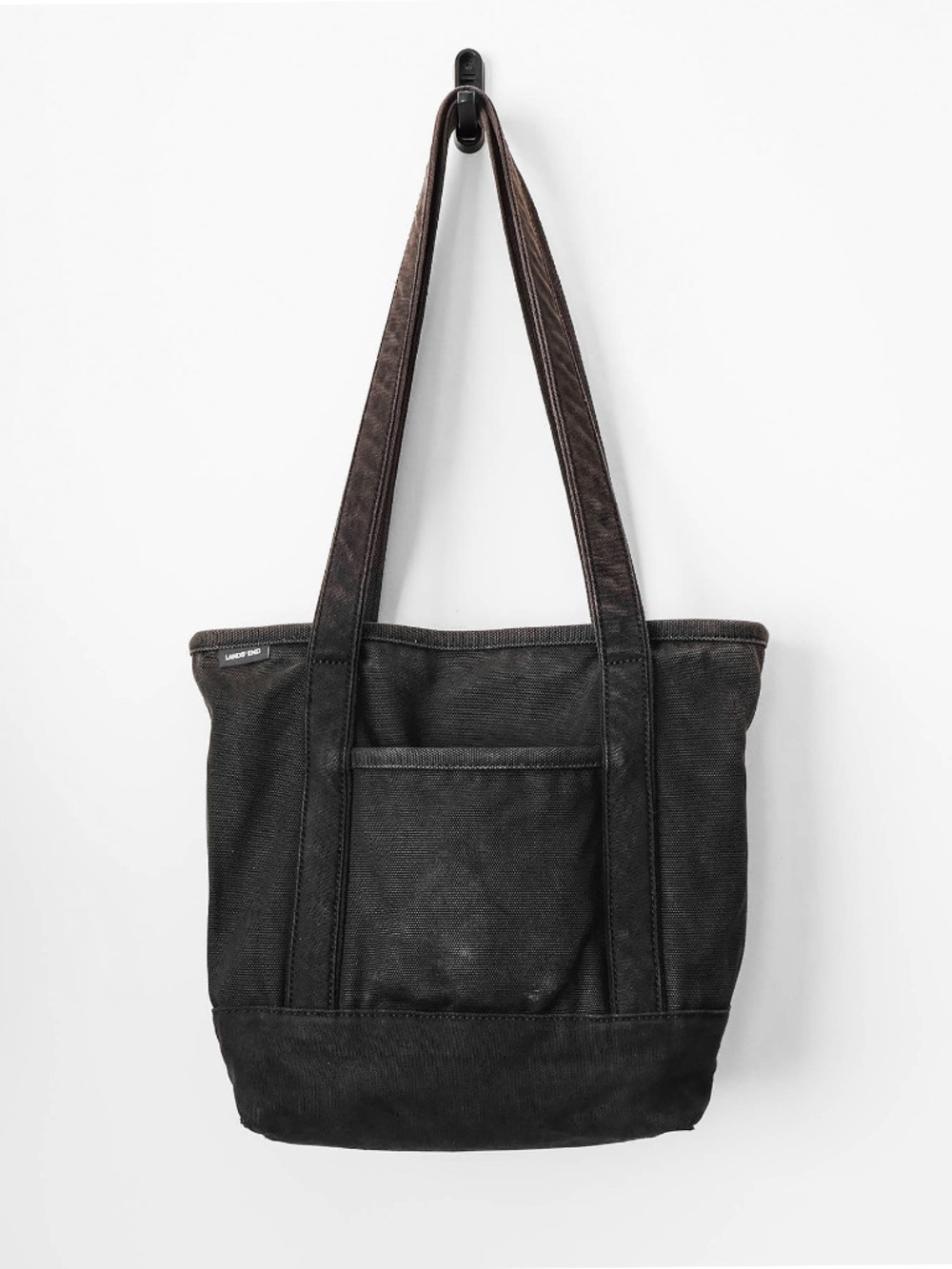 Awesome Vintage Y2K Lands EndCotton Canvas Tote Bag